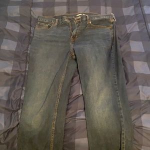 Dark Blue Boot Cut Jeans